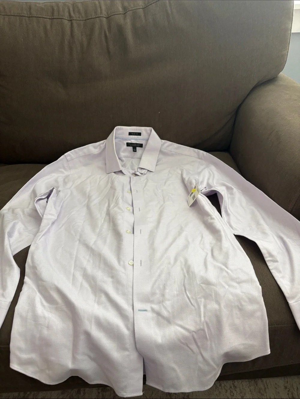 Lauren Ralph Lauren Men's Light Lavender Dress Shirt